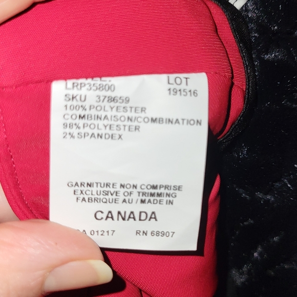 NWT - Le Chateau Red Dress Pants- Size 12 - Picture 5 of 5